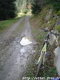 VTT montée du col d'Aspin, le vtp de Jul en premier plan